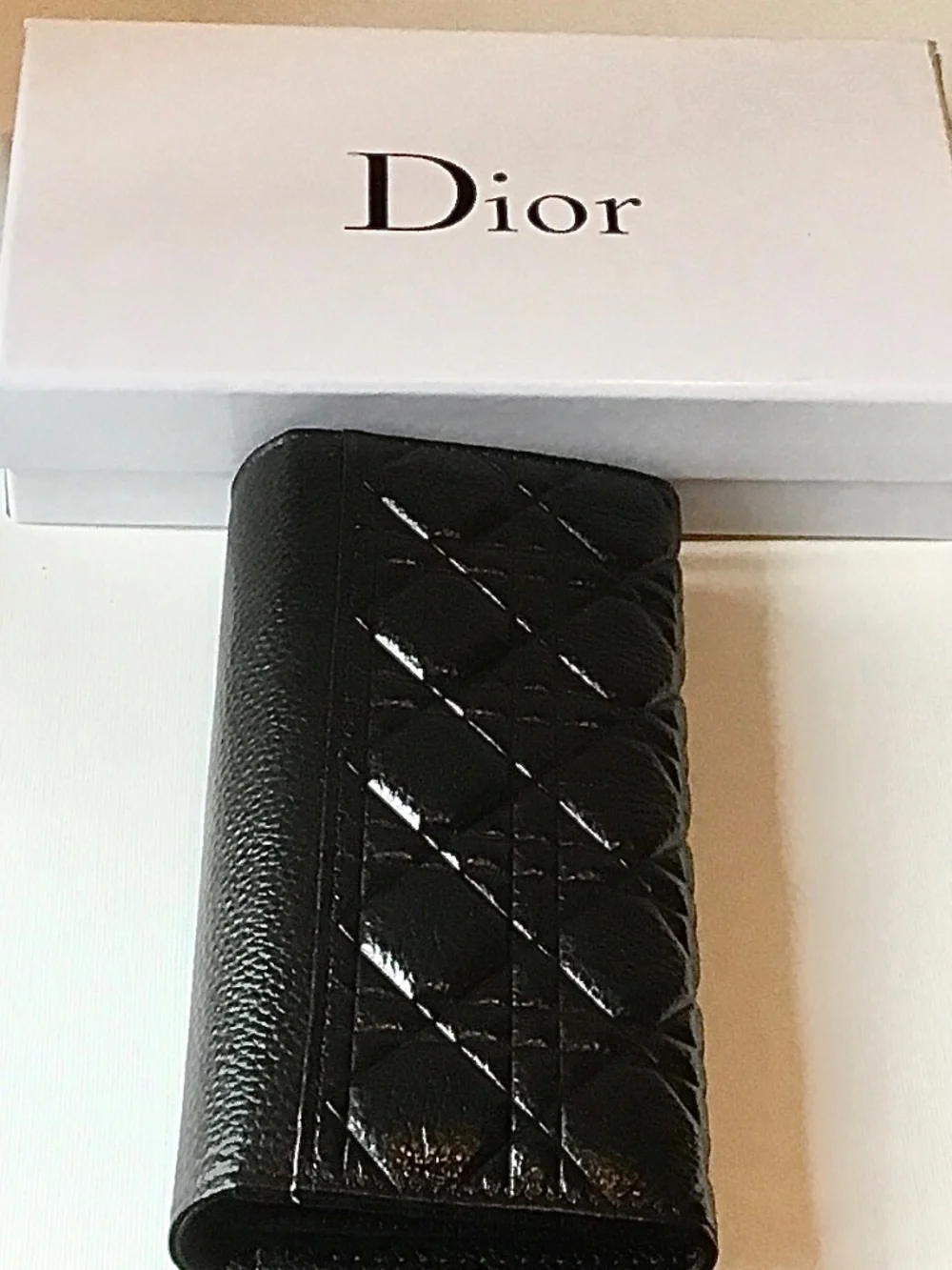 DIOR QUIT LONG BLACK WALLET